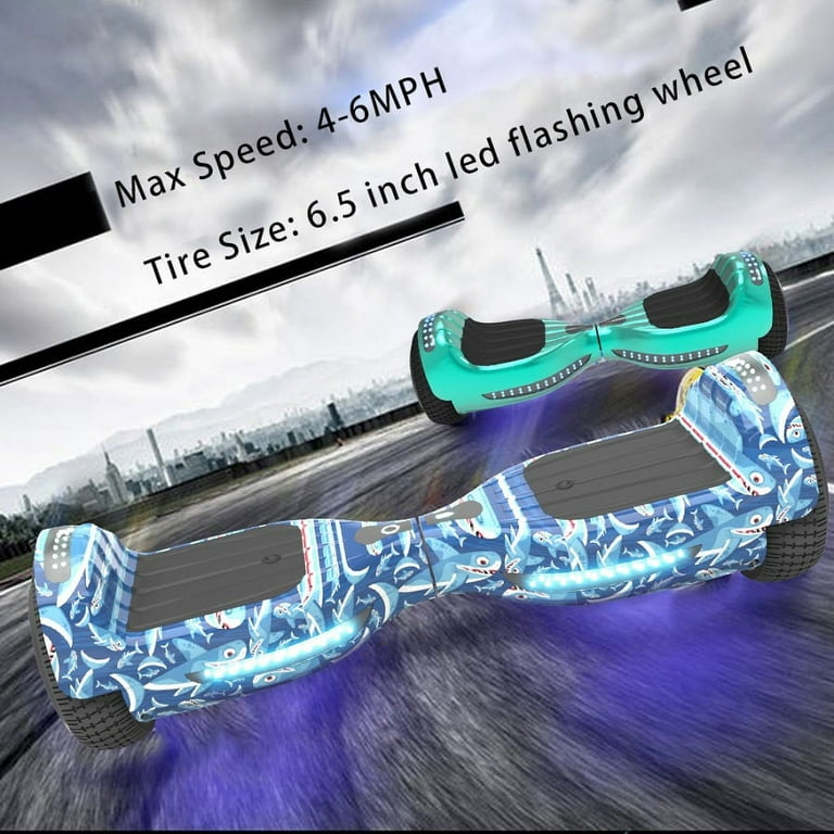 Certified top led 6.5 inch hoverboard two wheel self balancing scooter new arrivals