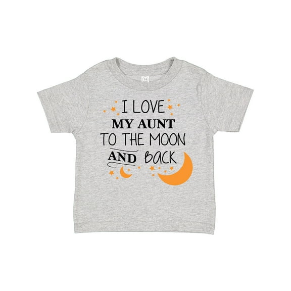 Inktastic I Love My Aunt to the Moon and Back Boys or Girls Toddler T-Shirt