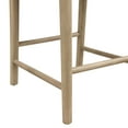 thumbnail image 6 of Christopher Knight Home 37.5" Counter Stool Set of 2, Ladder Back Wood Frame with Upholstered Seat, Beige+Light Ash, 6 of 9