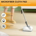 thumbnail image 4 of 10 Pack Replacement Steam Mop Microfiber Cloth Pad for Triangular Drag,10 x Steam Mop,White, 4 of 4