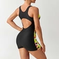 thumbnail image 7 of Generic Womens Boyleg One Piece Athletic Swimsuits Athletic Full Coverage Swimwear Lap Floral Print Swimming Suit, 7 of 7