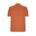 thumbnail image 6 of HAPIMO Women's Trendy Cotton Linen Loose Tops Clearance Summer Solid Color Short Sleeve Drop Shoulder Crew Neck Pullover for Teen Girls Elegant Casual Relaxed Blouses Orange L, 6 of 7