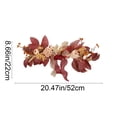 thumbnail image 3 of Cheapark Artificial Flower Wreath Spring Door Hanging Garland Floral Decor for Porch Wedding Holiday Seasonal Home Layout, 3 of 6