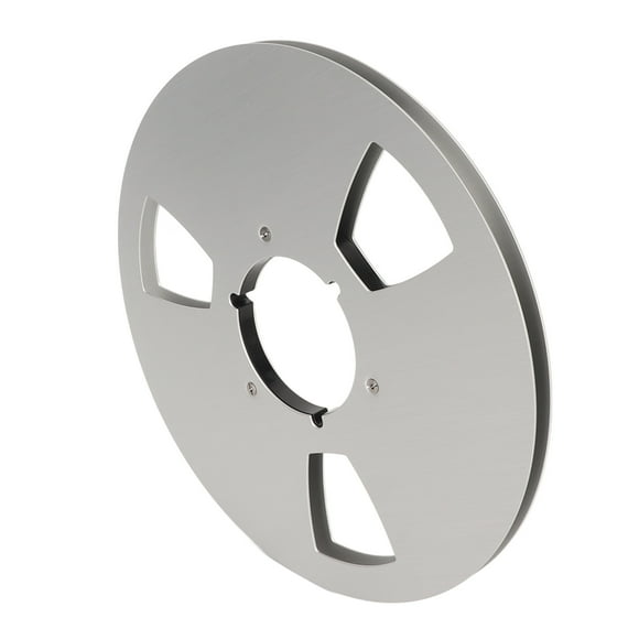 10 Inch Empty Tape Reel, Aluminum Alloy Reel For NAB with Classic Design 3 Hole Windage Hole, High Output, Low Noise, For Roar