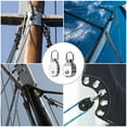 thumbnail image 6 of Uxcell 304 Stainless Steel Single Pulley Double Pulley Block Load 77/165lbs M15/M20 2 Pack, 6 of 6