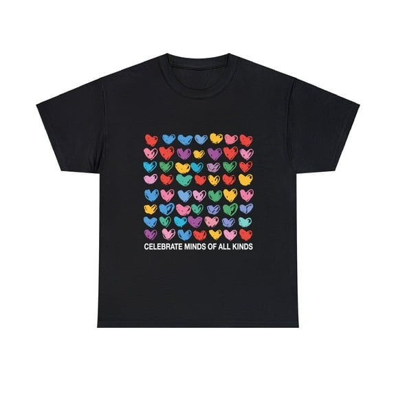 Celebrate Minds All Kinds Shirt, Neurodiversity Autism Shirt ID-0217-3RNT
