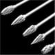 thumbnail image 3 of 10Pcs 1/8' Shank Tungsten Carbide Milling Cutter Rotary Steel HighSpeed Steel Cone Drill Set Diamond Drill, 3 of 5