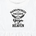 thumbnail image 4 of Inktastic Handpicked for Earth by My Yaya in Heaven with Angel Wings Girls Baby Dress, 4 of 5