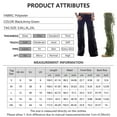 thumbnail image 5 of DYMADE Women Multi Pocket Deisgn Low Waist Casual Solid Color Cargo Pants, 5 of 5