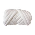 thumbnail image 3 of GUOOL Arm Knit Yarn for Quick Finger Weave Hand Knitting, 2.2lbs Velvet Washable Bulky White, 3 of 9