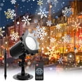 thumbnail image 3 of Christmas Projector Lights Holiday Decoration Ip65 Waterproof Projection Snowflakes Lamp ,Easy to Setup, 3 of 6