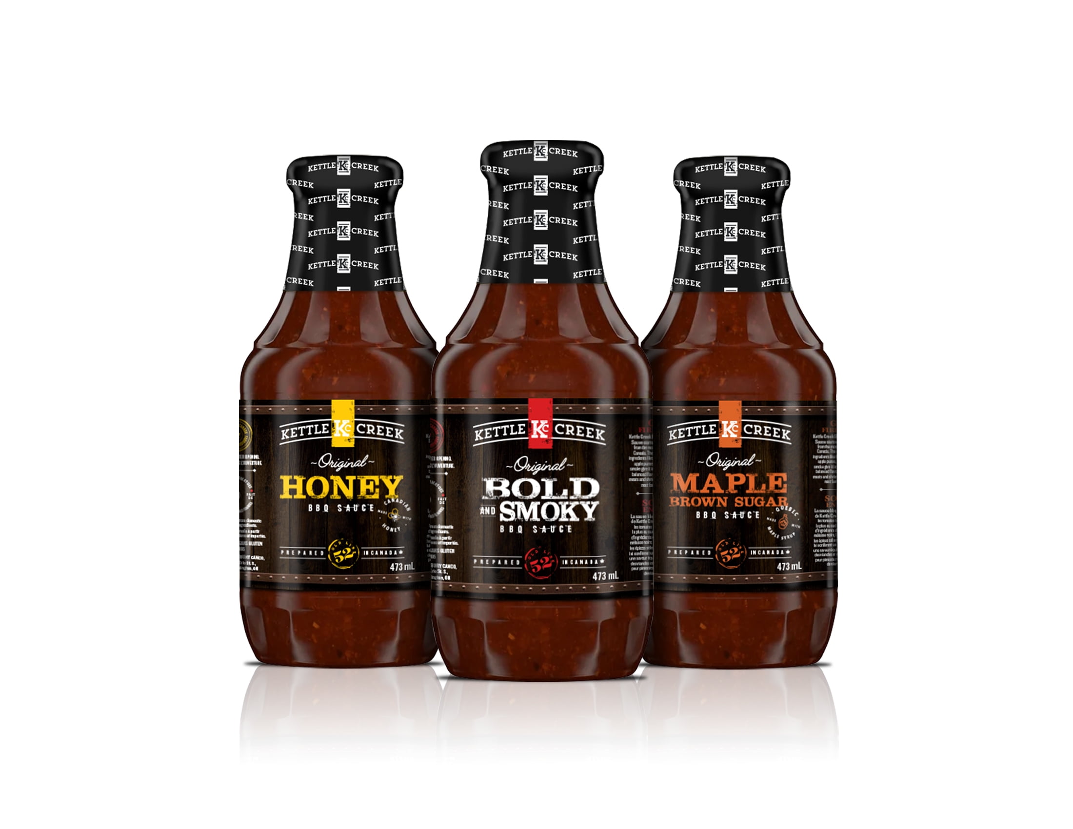 Kettle Creek Honey BBQ Sauce 473ml - Gluten Free, Honey BBQ Sauce perfect for all occasions