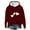 Wine, variant on KyCheLot Girls Hoodie Sweatshirt Cute Print Pullover Warm Lined Long Sleeve Valentine's Day Tops 3-14 Years