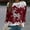P-Wine, variant on Sweatshirt for Women Long Sleeved Leopard Printed Crewneck Pullover Fall Outfits Casual Comfy Y2k Tops 2025