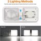 thumbnail image 2 of Paquete de 5 Luces LED Interiores para Autocaravanas, Lámpara de Techo LED con Interruptor para Autocaravanas, Caravanas, Remolques y Barcos, 2 of 8