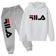 thumbnail image 3 of Conjuntos de ropa deportiva para niños de 3 a 14 años, con capucha y pantalones, 2 piezas, tendencia de otoño y primavera, 3 of 5