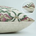 thumbnail image 4 of Fabdivine Hand Block Print Pillow Covers for Every Home, 26"X26", Viscose Linen Pillow Covers, Hridyavan, 4 of 10