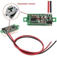 thumbnail image 5 of 5 pcs 0.28 Inch Two-wire DC Digital Voltmeter 2.5V-30V Mini DC Digital Voltmeter Voltage Tester, LED Digital Voltage Meter (Red), 5 of 5