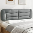 thumbnail image 1 of vidaXL Headboard Cushion Light Grey 193 cm Fabric, 1 of 5