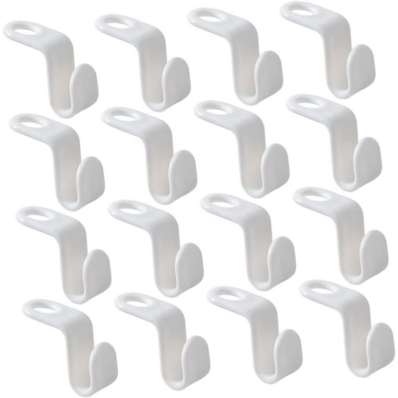 40pcs Hanger Hook Storage Hangers Shirt Hangers Pant Hooks for Closet Space Saving Hanger Connectors Cascading Clothes Hook Handbag Hanger Cascading Connection Hooks Wardrobe Hook