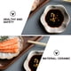 thumbnail image 3 of Plato de cerámica de 3 piezas para condimentos, salsas, aperitivos, postres y sushi., 3 of 6