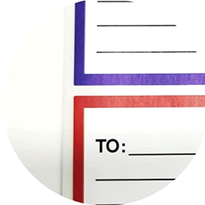 Necvior 50/100/240 Sheets from/to Address Mailing Labels Mail Shipping Label Mail Address Label Stickers for Package