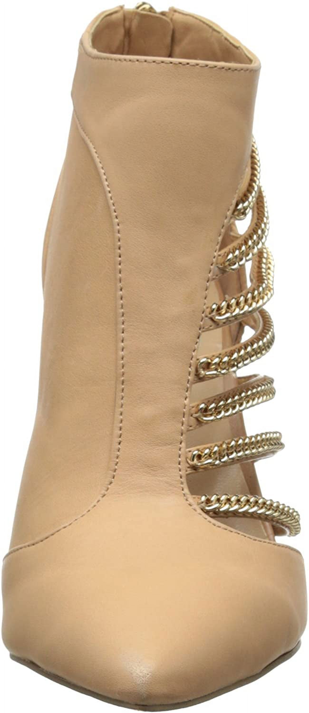 Jessica Simpson Women's Camelia High Heel Chain Cut Out Booties, Beach Sand - image 2 of 8