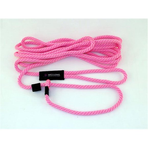 Soft Lines  Floating Dog Swim Slip Leashes 0.37 In. Diameter By 20 Ft. - Hot Pink
