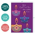 thumbnail image 4 of Tree-Free Greetings Diwali Greeting Card 2 Pack, 5x7, Light and Love (GT64430), 4 of 7