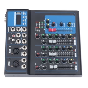 4 Channel Audio Mixer Portable Professional Bluetooth Digital DJ Console 110V