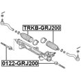 thumbnail image 2 of Febest STEERING TIE ROD # 0122-GRJ200 OEM 45503-60030, 2 of 2