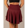 thumbnail image 6 of Pleated Skater Skirts with Shorts for Women Girls Tennis Skirt High Waist Skirt Sport Running Skirt for, 6 of 9