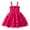 Hot Pink, variant on WOYY Toddler Girls Tutu Dress 3D Butterfly Appliques Smocked Party Dress, Sizes 1-6