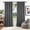 Gray Print, variant on XUEYU Blackout Curtains, Full Light Blocking Curtains for Bedroom, Window Curtain for Living Room 52 x 96 inch Grommet, Energy Efficient Curtains for Living Room Window(2 Panels,Beige)