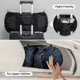 thumbnail image 4 of Paquete de bolsa de lona, bolsa de gimnasio deportiva plegable de 45 litros, resistente al agua, 4 of 8