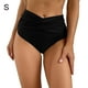 thumbnail image 2 of Sonducket Calzoncillos de baño transpirables de estilo informal para mujer, ropa de baño de Color sólido para fiesta en la piscina, ropa Prendas para la parte inferior del cuerpo Negro S, 2 of 5