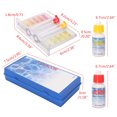 thumbnail image 3 of Peggybuy Chlorine PH Water Quality Test Kit for Swimming Pool Aquarium Tester with Box, 3 of 8