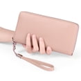 thumbnail image 7 of GOIACII Womens Wallet RFID Blocking Leather Card Holder Large Capacity Zip Around Ladies Purse Travel Wristlet Clutch, 7 of 7