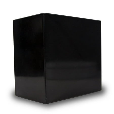Faux Marble Urn - Marble Memorial Urn For Display Or Burial, Urn Vault - Large 200 Pounds - Black Box Style