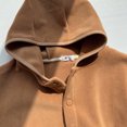 thumbnail image 4 of Girls Coats And Jackets Lightweight Button Down Winterchildren Snowsuit Coffee Girls Fall Tops ,4-5 Years, 4 of 4