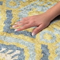 thumbnail image 3 of Addison Rugs Dream Shag Premium Machine Washable Transitional Tribal, Boho Yellow Runner Rug, 2'3" x 7'6", 3 of 8