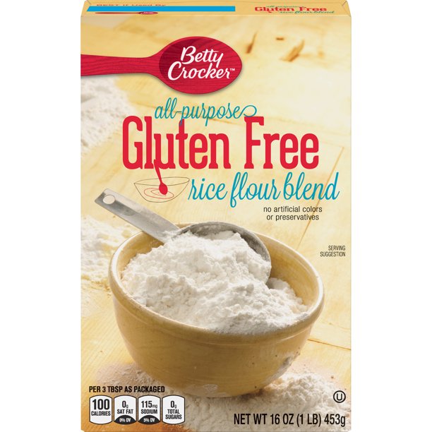 Betty Crocker All Purpose Gluten Free Rice Flour Blend, 16 oz Box