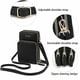 thumbnail image 3 of Bolso tipo cartera de piel sintética suave para mujer, con bloqueo Rfid, pequeños bolsos cruzados, monedero para teléfono móvil, cartera integrada, bolso de hombro, 3 of 4