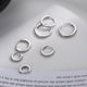 thumbnail image 1 of Pendientes de plata S925 con forma de círculo de circonita y diamante para mujer, aretes con forma de círculo de diamante Rai Explosive Advanced Sense, 1 of 5