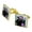Gold, variant on Sesame Street Vintage Count Von Count Square Cufflink Set - Silver or Gold