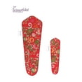 thumbnail image 2 of SCISSORFOBZ Designer Scissors Sheaths Shears Protective Covers-2 pcs Large & Small Size Value Pack - Multicolor Floral Garden On Red Design-#2-278, 2 of 5