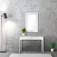 thumbnail image 6 of Console Table Silver Finish Marble Top 40 Inch Entryway Table with Drawers, 6 of 7