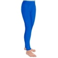 thumbnail image 4 of LiiYii Girls' Active Yoga Tights Athletic Sports Workout Stretchy Dance Leggings Running Compression Royal Blue 10, 4 of 6