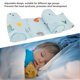 thumbnail image 4 of Adjustable Baby Head Support Pillow with Buckwheat Filling Prevent Flat Head Soft Breathable Newborn Head Shaping Pillow, 4 of 5