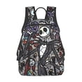 thumbnail image 1 of Goofa The Nightmare Before Christmas Pattern School Backpack for Students – Tear-resistant Bag Spacious, Comfortable, and Stylish Backpack with Multiple Pockets, 1 of 7